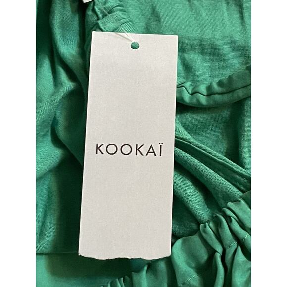 Kookai Miranda Top Cruz Green Tank Size 2 Camisole‎ New - Picture 8 of 13